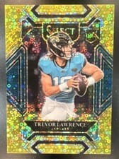 Trevor Lawrence 2021 Panini Select #243 Gold Disco