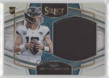 2021 Panini Select Jumbo Rookie Swatch Trevor Lawrence #JS-TLR card