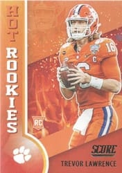 2021 Score Hot Rookies Trevor Lawrence #HR1 card