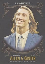 2021 Topps Allen & Ginter X Base Set Trevor Lawrence #279 card