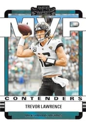 2022 Panini Contenders MVP Contenders Trevor Lawrence #MVP-TLR card