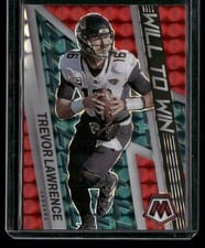 2022 Panini Mosaic Will to Win Trevor Lawrence Green #WW-12 card