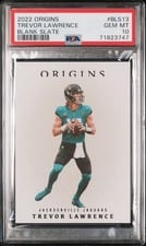 2022 Panini Origins Blank Slate Trevor Lawrence #BLS-13 card