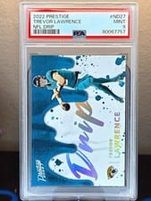 2022 Panini Prestige NFL Drip Trevor Lawrence #ND-27 card