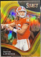 2022 Panini Select Draft Picks Trevor Lawrence #136 card