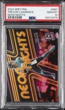 2022 Panini Spectra Neon Nights Trevor Lawrence #NN-7 card