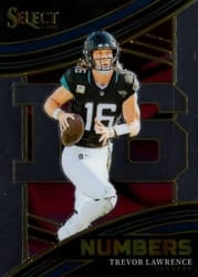 2023 Panini Select Select Numbers Trevor Lawrence #8 card