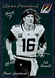 2023 Panini Zenith Class President Trevor Lawrence #24 card