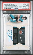 2025 Panini Flawless Laundry Tag Signatures Trevor Lawrence #3 card