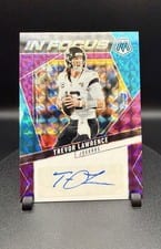 2025 Panini Mosaic In Focus Signatures Trevor Lawrence #IFS-TLE card
