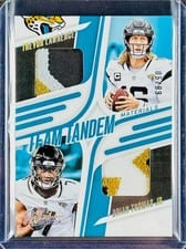 2025 Panini Absolute Team Tandem Materials Trevor Lawrence / Brian Thomas Jr. #TTM-JAX card