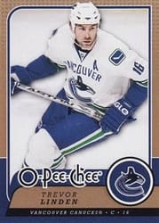 2008-09 O-Pee-Chee Base Set Trevor Linden #413 card