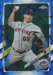 2021 Topps Chrome Update Sapphire Edition Base Set Trevor May #US203 card