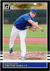 2019 Donruss Base Set Trevor Oaks #204 card