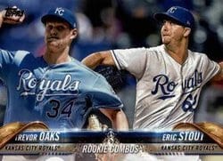 2018 Topps Update Base Set Trevor Oaks / Eric Stout #US56 card