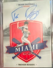 2021 Panini Chronicles America's Pastime Autographs Trevor Rogers #AP-TR card