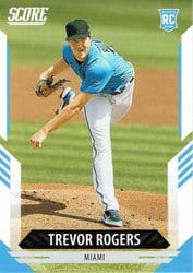2021 Panini Chronicles Score Trevor Rogers #12 card