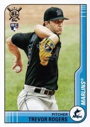 2021 Topps Big League Base Set Trevor Rogers #185 card