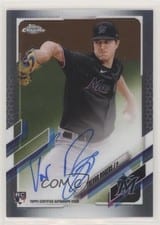 2021 Topps Chrome Rookie Autographs Trevor Rogers #RA-TR card