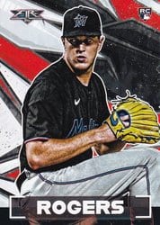 2021 Topps Fire Base Set Trevor Rogers #54 card