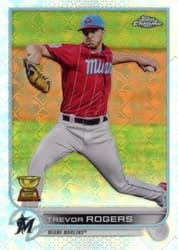 2022 Topps Chrome Logofractor Edition Base Set Trevor Rogers #3 card