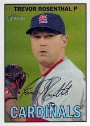2016 Topps Heritage Base Set Trevor Rosenthal #89 card