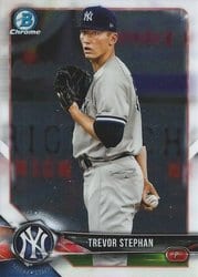 2018 Bowman Chrome Prospects Trevor Stephan #BCP168 card