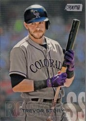 2018 Stadium Club Base Set Trevor Story #299 card