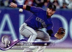 2018 Topps Base Set Trevor Story #230 card