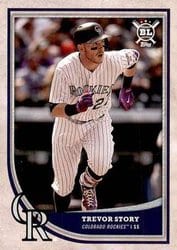 2018 Topps Big League Base Set Trevor Story #46 card