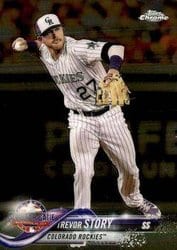 2018 Topps Chrome Update Base Set Trevor Story #HMT95 card