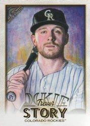 2018 Topps Gallery Base Set Trevor Story #117 card