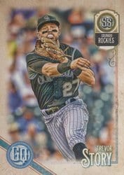 2018 Topps Gypsy Queen Base Set Trevor Story #65 card