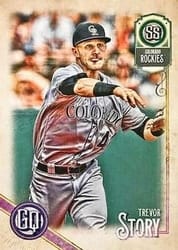 2018 Topps Gypsy Queen Base Set Trevor Story #65b card