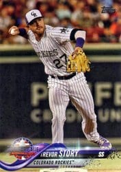 2018 Topps Update Base Set Trevor Story #US207 card