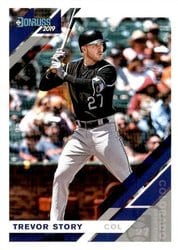2019 Donruss Base Set Trevor Story #185 card