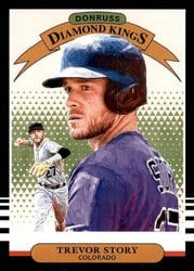 2019 Donruss Base Set Trevor Story #27 card
