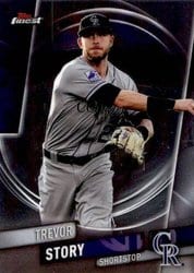 2019 Finest Base Set Trevor Story #10 card
