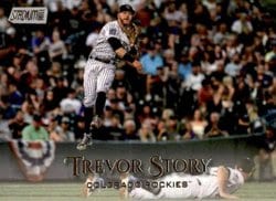 2019 Stadium Club Base Set Trevor Story #217 card