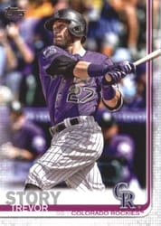 2019 Topps Base Set Trevor Story #460 card