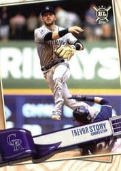 2019 Topps Big League Base Set Trevor Story #240 card