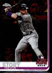 2019 Topps Chrome Update Base Set Trevor Story #90 card
