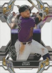 2019 Topps High Tek Base Set Trevor Story #78 card