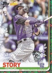 2019 Topps Holiday Base Set Trevor Story #HW56 card
