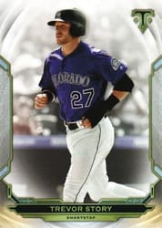 2019 Topps Triple Threads Base Set Trevor Story #7 card