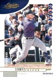 2020 Panini Absolute Base Set Trevor Story #38 card