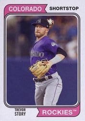 2020 Topps Archives Base Set Trevor Story #124 card
