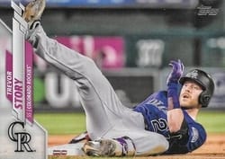 2020 Topps Base Set Trevor Story #637b card