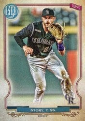 2020 Topps Gypsy Queen Base Set Trevor Story #111 card
