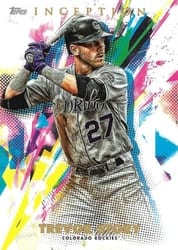 2020 Topps Inception Base Set Trevor Story #41 card